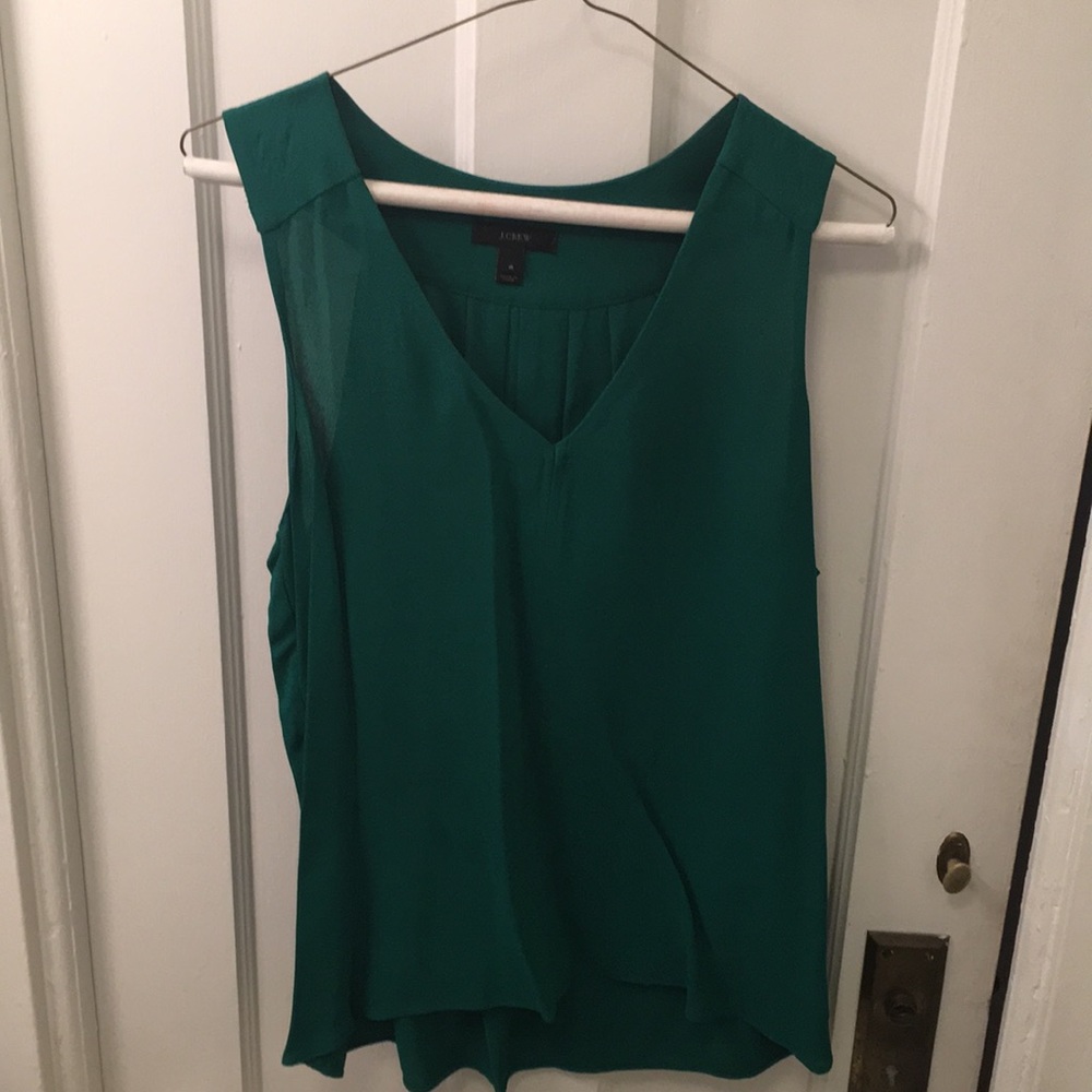 J.Crew sleeveless blouse